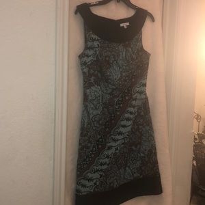 Sleeveless Print Dress-Size 8